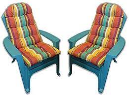 amazon com rsh decor indoor outdoor tufted adirondack patio chair seat pillow cushion bright colo adirondack chair cushions patio chairs chair cushions