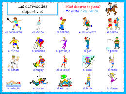Me Encanta Escribir En Espanol Las Actividades Deportivas Me Gusta Actividades Deportivas Actividades Diario En Espanol