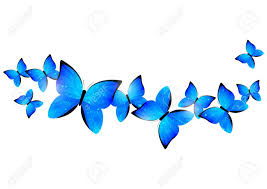 Blue butterfly wallpaper butterfly art blue wallpapers wallpaper backgrounds everything is blue love blue blue and white bleu royal butterfly what's the meaning of a blue butterfly and what does it signify? Blue Butterflies Border For Your Design Royalty Free Cliparts Vectors And Stock Illustration Image 27265006