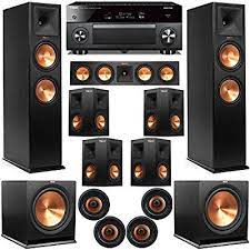 Amazon Com Klipsch 11 2 Dolby Atmos Home Theater System With Rp 280f Tower Speakers 450c Center R 11 Klipsch Home Theater Home Theater Speakers Home Theater