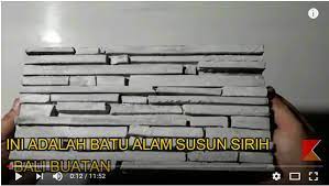 Penggunaan material batu alam seolah menjadi hal wajib jika bangunan ingin terkesan mewah. Murah Dan Mudah Cara Membuat Cetakan Batu Alam Susun Sirih Bali Info Pasar Saham