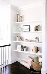 Check spelling or type a new query. Diy Wall To Wall Floating Shelves Domestically Blissful