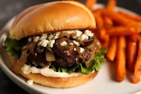 Black And Bleu Burger Red Robin Recipe Copycat Red Robin Black And Bleu Burger Recipe In 2020 Delicious Burgers Burger Cooking Dinner