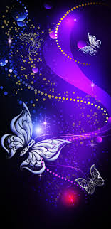 Beautiful Black And Purple Butterfly Pin On Butterfly Dragonfly Bee Ect Wallpaper 2