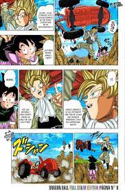 dragon ball zp super manga color 01 mini comic dragones chiot coloriage xl
