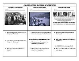 The Purpose Of This Activity Is For Students To Analyze The Causes And Effects Of The Russian R Russian Revolution Cause And Effect Russian Revolution Timeline