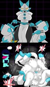 Deltarune hentai featuring Tasque Manager