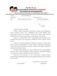 Berdasarkan proposal ini nantinya pihak pemerintah akan mempelajari apakah desa atau desa adat tersebut. Proposal Gerak Jalan Sekolah