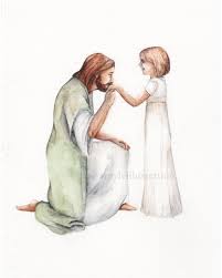 Girl With Christ Daughter Of A King Print Jesus Drawings Jesus Art Jesus Artwork