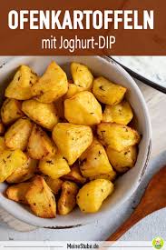 Ofenkartoffeln Schon Knusprig Mit Joghurt Dill Dip Meinestube Rezept Ofenkartoffel Gerichte Mit Kartoffeln Rezepte