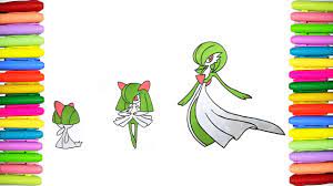 Coloring fun for all ages, adults and children. Pokemon Coloring Pages For Kids Ralts Kirlia And Gardevoir Youtube