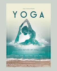 Available in different colors and sizes, this attractive yoga flyer design is best used to advertise your yoga classes. Yoga Poster Template Yogawalls