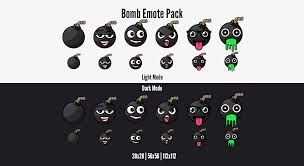 Twitch Emotes Discord Emotes Bomb Emoji Pack Bomb Emoji Twitch Discord Emotes