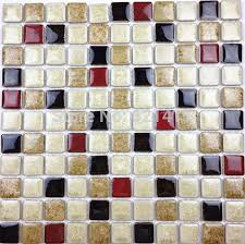 Red floor tiles are also suitable for lovers of minimalist kitchen designs, designs like this give a more modern touch, bright and beautiful and beautiful. Discount White Deep Red Black Ceramic Porcelain Glazed Mosaic Tiles For Kitchen Backsplash Shower Dining Room Wall Tile Tile For Kitchen Kitchen Ceramic Tiletiles Wall Aliexpress