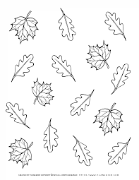 Print out any of the candy cane outlines if you want to color or paint your own candy cane stripes. Fall Season Coloring Page Falling Leaves Planerium