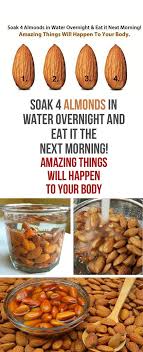 Pin By Mari Mar On Things We Should Know Healthy Soaked Almonds Eat