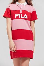 Fila Uo Sylvia Striped Rugby Dress Polo Dress Women Polo Dress Clothes