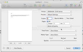 Ihr epson drucker funktioniert großartig und war in der lage, jedes projekt und jede datei. How Do I Print In Draft Mode On Epson Wor Apple Community