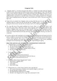 A warm family kitchen in the english tradition, designed by christopher peacock. Gangnam Style Reading Esl Worksheet By Karinagrial