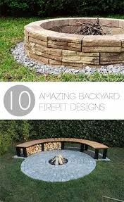 10 Amazing Backyard Diy Firepit Designs Bless My Weeds Backyard Firepit Designs Fire Pit Backyard Diy Backyard
