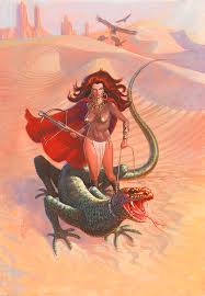 Desert Warrior Painting By Ben Otero All images must be original content, must include oc or art in the title, and must be accompanied by a description in the comments of at least 400 characters. desert warrior by ben otero