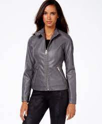 Inc International Concepts Faux Leather Jacket Only At Macy S Coats Women Macy S Faux Leather Jackets Leather Jacket Jackets