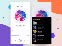 Music App Player Pop Up Design Music App Pop Up Screens Pop Up