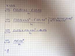 And it is written in symbols as: Mathe Limes Ist Das Richtig