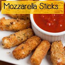 Recipe Appetizers Mozzarella Sticks Mom S Bistro Food Recipes Mozzarella Sticks