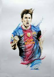 Born 24 june 1987) is an argentine professional footballer who plays as a forward and captains both spanish club barcelona. Pin Van Rik Geuens Op Lionel Messi Voetbal Kunst Voetbal Posters Voetbal
