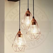 Design Hange Leuchte O310mm Retro Shabby Vintage Kupfer Pendel Lampe Gitter Hangelampe Hangeleuchte Pendellampe Pendell Lamp Decor Pendant Lamp Retro Lamp