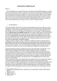 Extension of code to extraterritorial offences 5. Doc Causation In Criminal Law Essay Bcl 1st Year Yanis Oulmekki Academia Edu