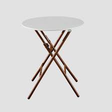 French Cafe Folding Patio Bistro Table White Brown Threshold With Images Outdoor Patio Furniture Sets Patio Furnishings