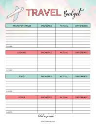 Free Printable Travel Planner Travel Printables Travel Itinerary Template Travel Budget Planner