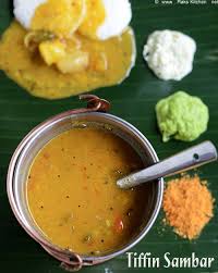 Tiffin Sambar Recipe Idli Sambar With Toor Dal Raks Kitchen Recipe Recipes Idli Tiffin