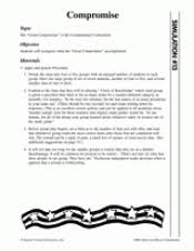 The Great Compromise The Constitutional Convention Printable 5th 8th Grade Teachervision