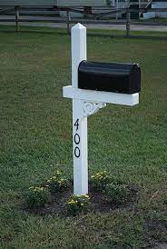 Following is a handpicked list of cheapest virtual mail box service, with their. Mailbox Number On Post Mailbox Design House Numbers Mailbox Makeover