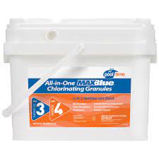 Shock your pool weekly or more often during periods of hot weather or heavy use. Pool Time Maxblue 22 5 Lbs All In One Chlorinating Granules Shock 22422ptm The Home Depot