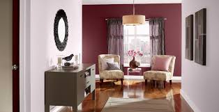 In the before picture, with the existing blue walls, the cranberry red to me was not so noticeable. Monochromatic Entrance Red Entrance Gallery Behr