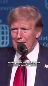 Protegeré el contenido que sea pro-Dios: Donald Trump durante Foro Nacional  de Radiodifusores Religiosos 2024. #Latinus #InformaciónParaTi