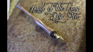 With #inktober coming up really soon i thought it would be a great time to do a video on how i use dip pens. The Hand Of The King Dip Pen 10 Steps With Pictures Instructables