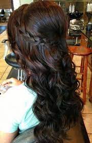 Stylish Braided Hairstyles Halfbraidedhairstyles Prom Hairstyles For Long Hair Loose Curls Hairstyles Prom Hair Down