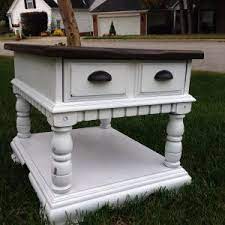 Maybe you would like to learn more about one of these? Broyhill End Table With Drawer Fresh Vintage Nc Antique White Stain End Tables With Drawers Staining Wood