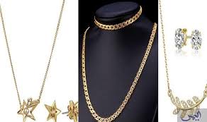 مجوهرات ذهبية للمناسبات اليومية بصيحات عصرية Chain Necklace Necklace Chain