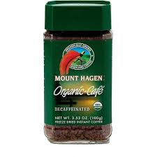 My typical morning fix is a french press or a cappuccino. Mount Hagen Organic Freeze Dried Instant Decaf Coffee 3 53 Oz 100g 3 Ct Best Buy Canada