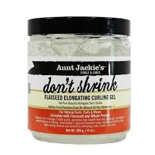 Afro sheen texture gel cream. Aunt Jackie S Don T Shrink Flaxseed Elongating Curling Gel 426g Marthely Afro Shop