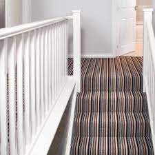 Cheltenham Striped Stair Carpet Available In Edinburgh And The Lothians From Affordable Flooring Stair Runner Carpet Carpet Stairs Carpet Staircase