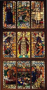 Yes, that's where her name came from and it's only the first interesting thing about her! Florence Nightingale Wikipedia