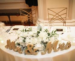 Mr And Mrs Wedding Sign For Wedding Sweetheart Table Mr And Mrs Letters Large Thick Mr Mrs Sign Set Item Mts100 In 2020 Sweetheart Table Wedding Wedding Table Flowers