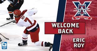 Americans Welcome Back Eric Roy Allen Americans Hockey Club